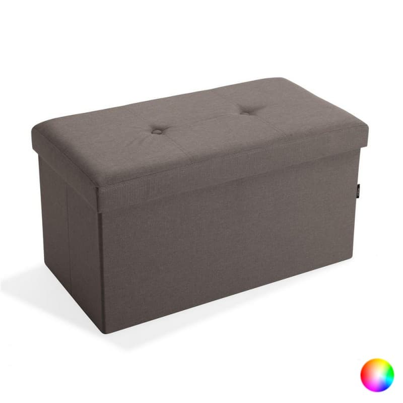 Skoställ Med lock linne Trä MDF (40,5 x 40,5 x 76,5 cm)