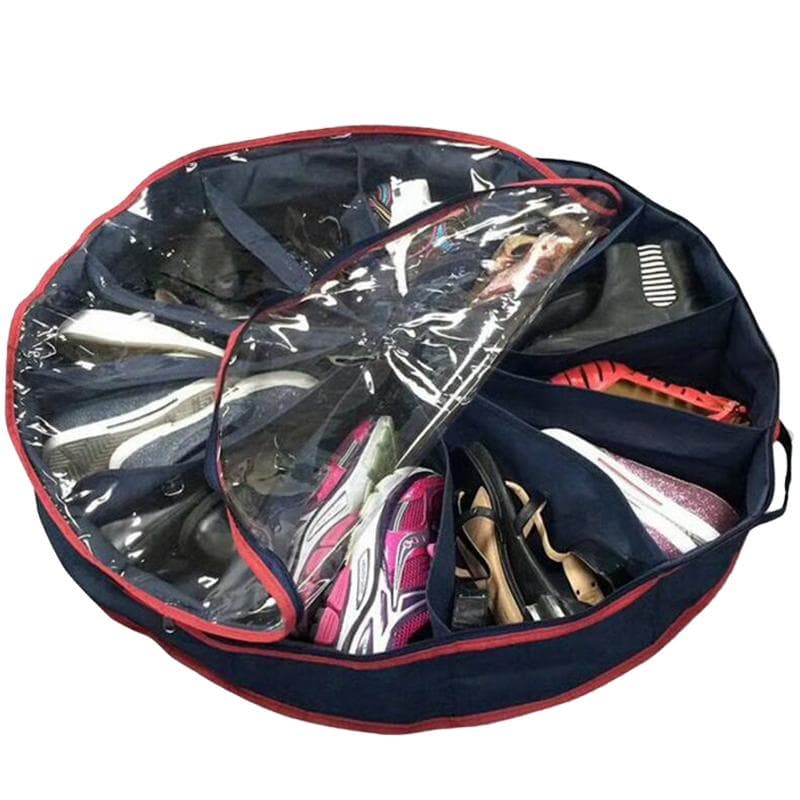 Rund Skoförvaring med Plats för 12 Par Skor