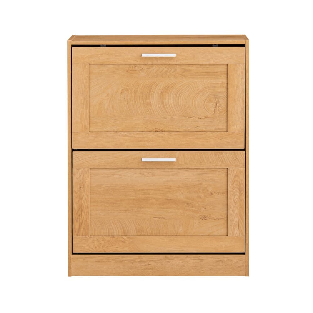 SoBuy Skoskåp med 2 fack, Hallmöbel med förvaring, FSR137-N