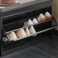 Miniatyrbillede 4 af 7: SoBuy Skobænk med hynde Skoholder med sæde Entrébænk Skoskab Sort FSR82-L-SCH