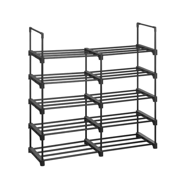 Rootz Shoe Rack Set Of 2 Shoe Rack 5 Tier Shoe Rack Shoe