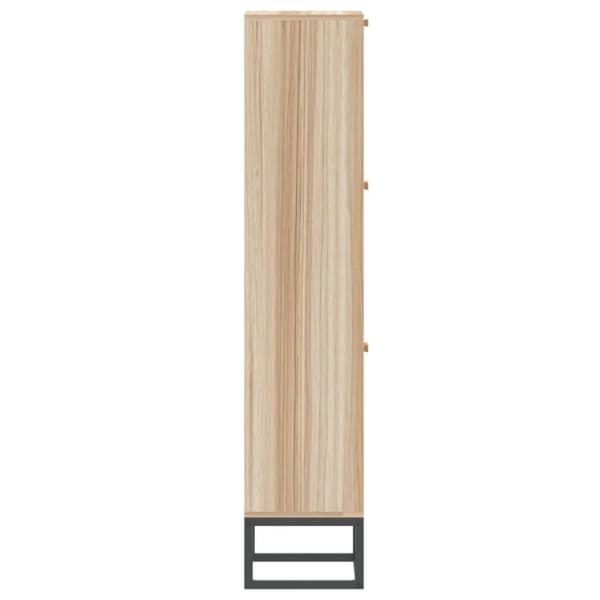 vidaXL Skoskap 52x25x120 cm konstruert tre