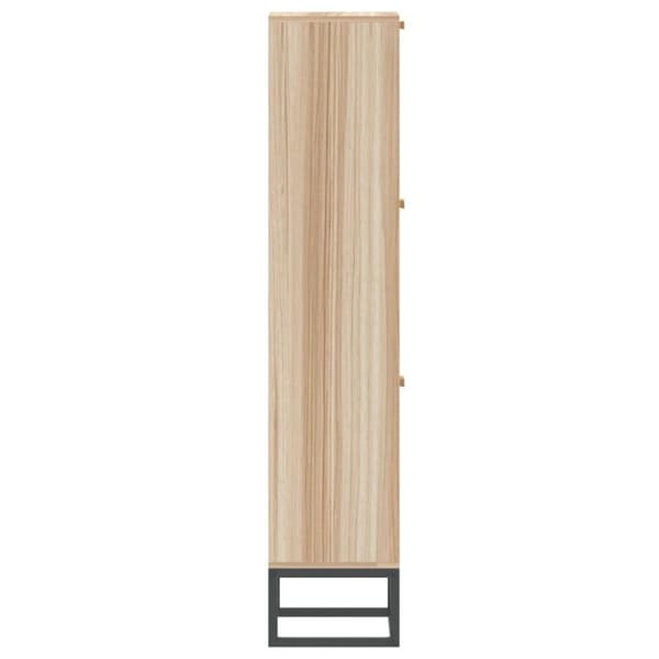 vidaXL Skoskap 52x25x120 cm konstruert tre