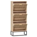 Miniatyrbilde 8 av 10: vidaXL Skoskap 52x25x120 cm konstruert tre