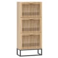 Miniatyrbilde 1 av 10: vidaXL Skoskap 52x25x120 cm konstruert tre