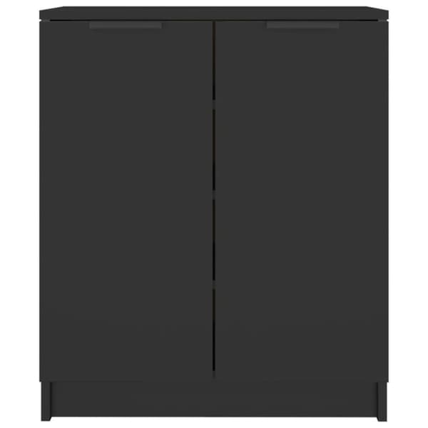 vidaXL Kenkäkaappi musta 59x35x70 cm tekninen puu