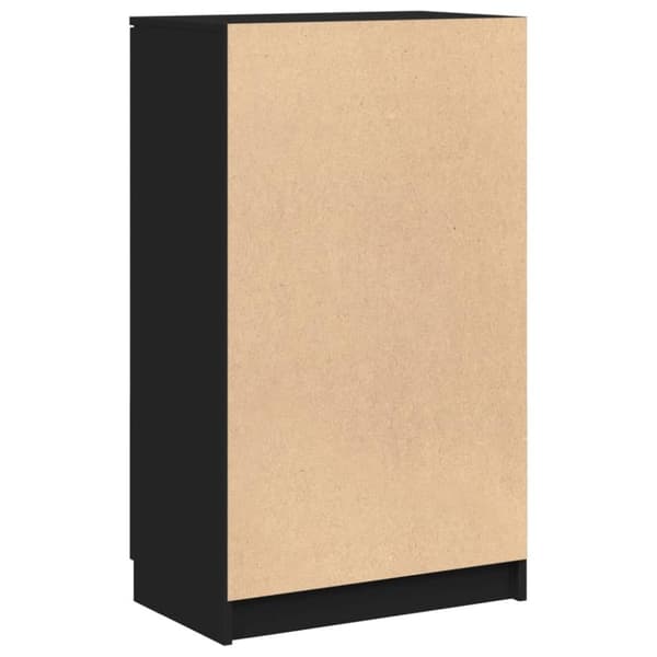 vidaXL Kenkäkaappi musta 59x35x100 cm tekninen puu