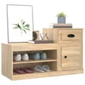 Pikkukuva 4 / 11: vidaXL Kenkäkaappi Sonoma-tammi 100x42x60 cm tekninen puu