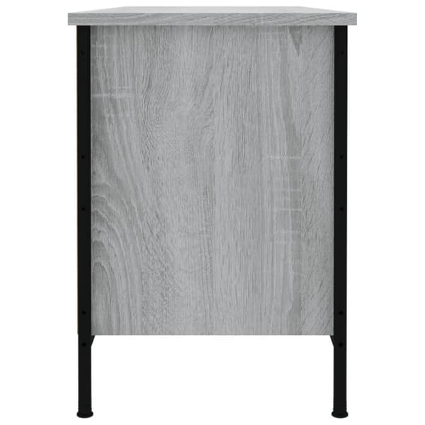 vidaXL Skoskåp grå sonoma 100x35x50 cm konstruerat trä