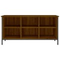 Miniatyrbilde 5 av 10: vidaXL Skoskap brun eik 100x35x50 cm konstruert tre