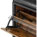 Miniatyrbillede 5 af 9: Rootz Skobænk - Skoskab - Opbevaring - 6 par sko - Industriel - 80 x 30 x 51 cm - Brun - Sort