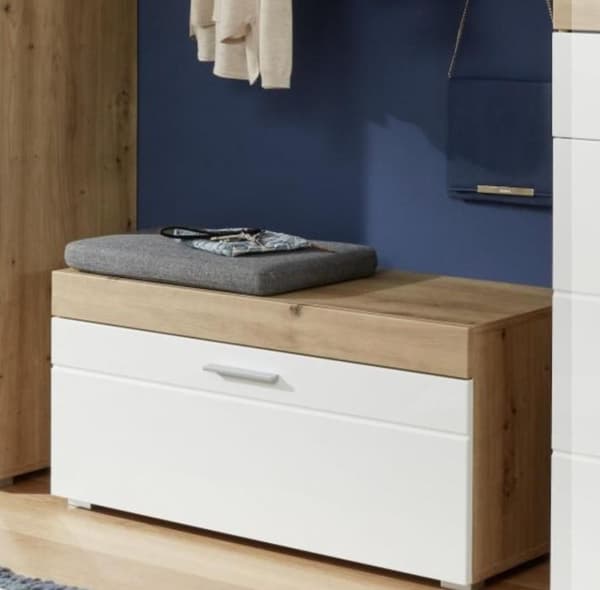Rootz Skoskåp - Bänk - Högblank - 91 x 42 x 38 cm