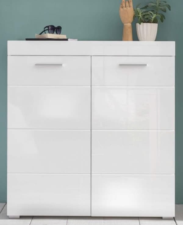 Rootz Skoskab - Skab - Højglans - 91 x 97 x 38 cm