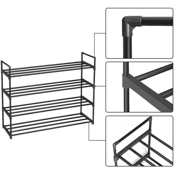 Rootz Skostativ - Skoskabe - Til 25 par sko - Skostativ - 92 x 30 x 93 cm