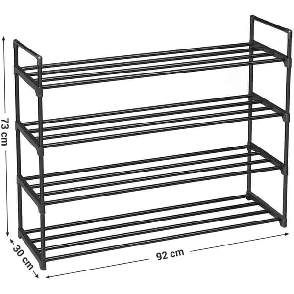 Rootz Skostativ - Skoskabe - Til 25 par sko - Skostativ - 92 x 30 x 93 cm