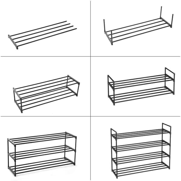 Rootz Skostativ - Skoskabe - Til 25 par sko - Skostativ - 92 x 30 x 93 cm