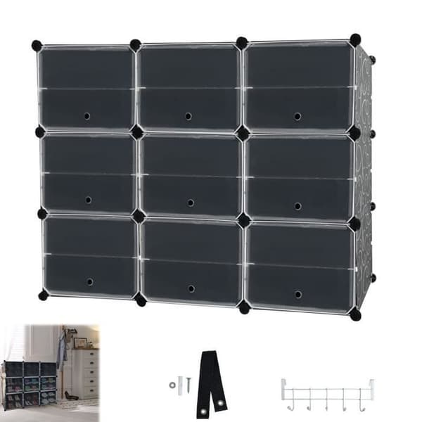Skoaggregat - XMTECH - 18 Kub - 6 Nivåer - Plast - Modernt Design
