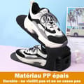 Miniatyrbild 4 av 4: Shoe Organizer - LZQ - Paket med 10 - Justerbar - Platssparande - Svart