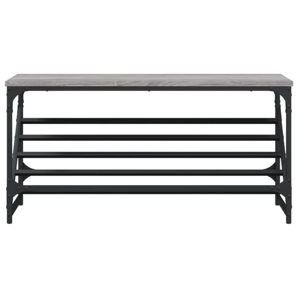 vidaXL skoreol 90x30x45 cm konstrueret træ grå sonoma-eg