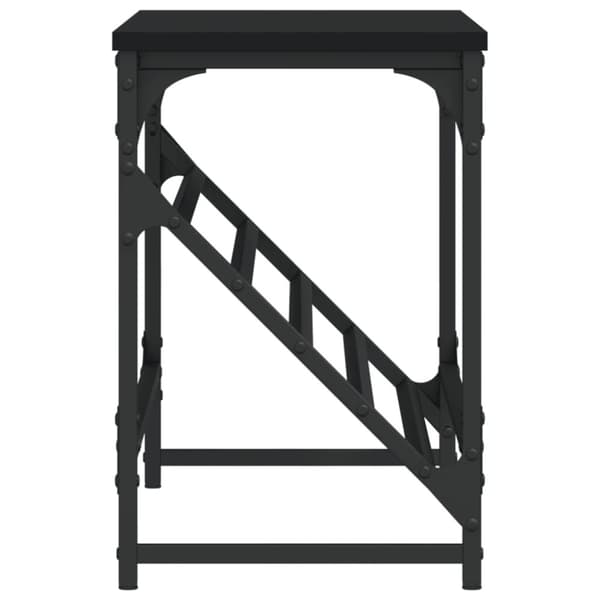 vidaXL skostativ 90x30x45 cm konstrueret træ sort