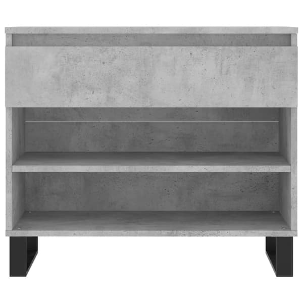 vidaXL skoreol 70x36x60 cm konstrueret træ betongrå