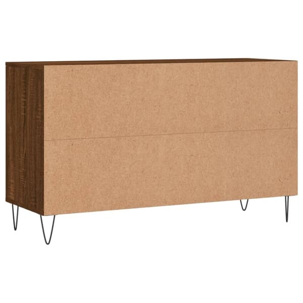 vidaXL Kenkäkaappi ruskea tammi 102x36x60 cm tekninen puu