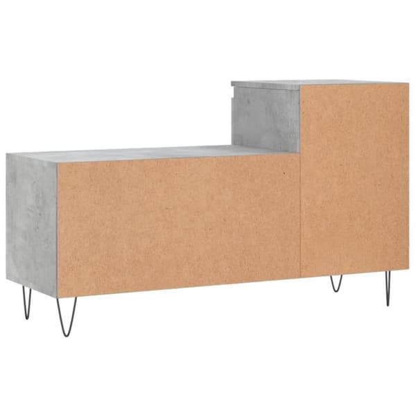 vidaXL skoreol 102x36x60 cm konstrueret træ betongrå