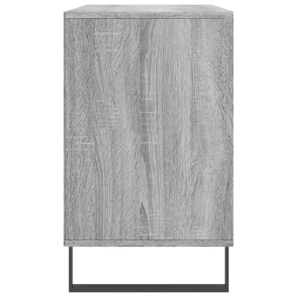 vidaXL Skoskap grå sonoma 102x36x60 cm konstruert tre