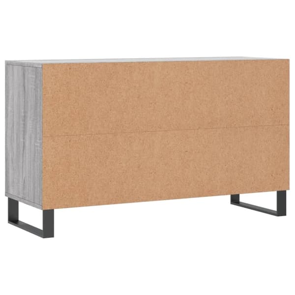vidaXL Skoskap grå sonoma 102x36x60 cm konstruert tre
