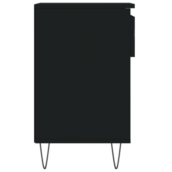 vidaXL Skoskap svart 102x36x60 cm konstruert tre
