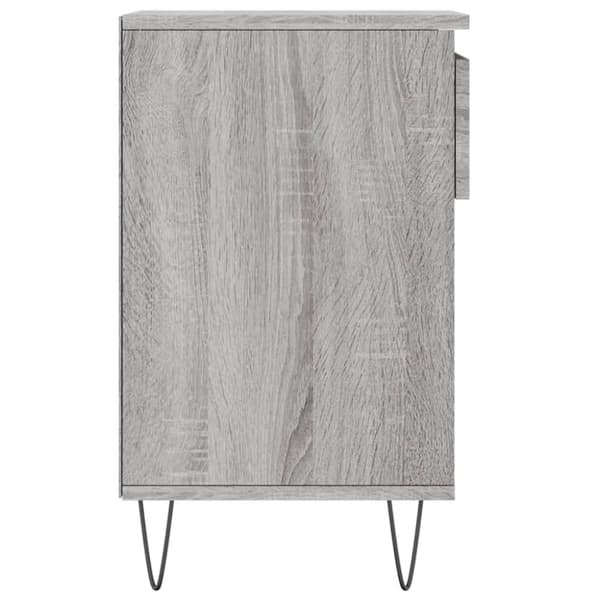 vidaXL Skoskåp grå sonoma 102x36x60 cm konstruerat trä