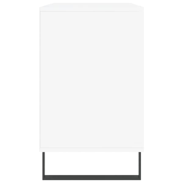 vidaXL Skoskap hvit 102x36x60 cm konstruert tre