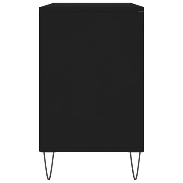 vidaXL Skoskåp svart 102x36x60 cm konstruerat trä