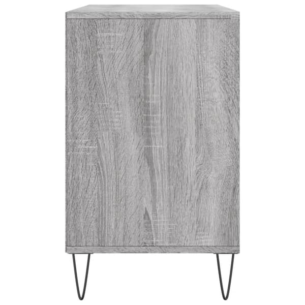 vidaXL Skoskåp grå sonoma 102x36x60 cm konstruerat trä