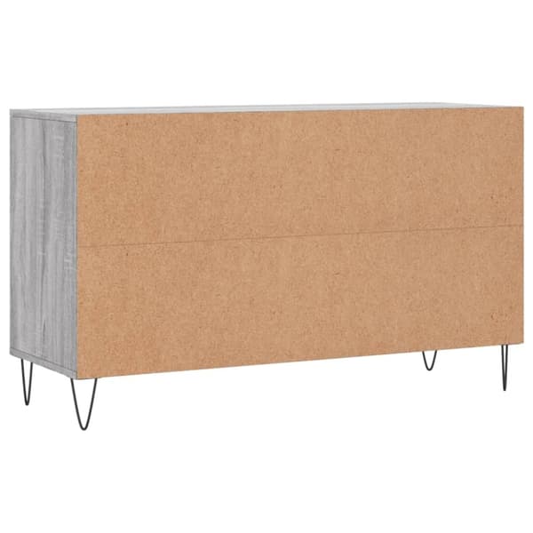 vidaXL Skoskåp grå sonoma 102x36x60 cm konstruerat trä