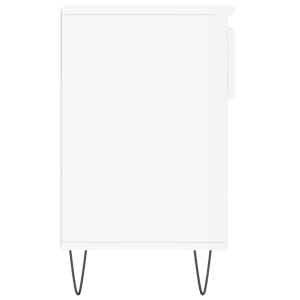 vidaXL Skoskåp vit högglans 102x36x60 cm konstruerat trä