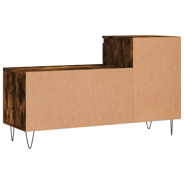 vidaXL Skoskap røkt eik 102x36x60 cm konstruert tre