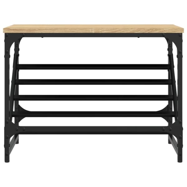 vidaXL Skohylle sonoma eik 60x30x45 cm konstruert tre