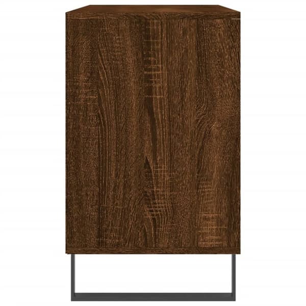 vidaXL Skoskap brun eik 102x36x60 cm konstruert tre