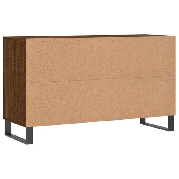 vidaXL Skoskap brun eik 102x36x60 cm konstruert tre