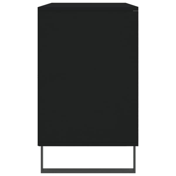 vidaXL Skoskap svart 102x36x60 cm konstruert tre