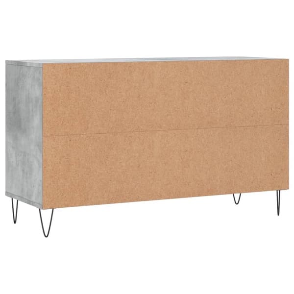 vidaXL Skoskåp betonggrå 102x36x60 cm konstruerat trä