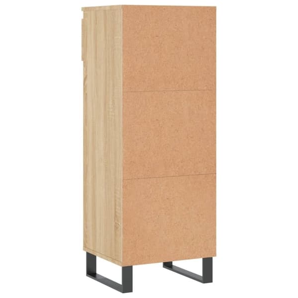 vidaXL Kenkäkaappi Sonoma-tammi 40x36x105 cm tekninen puu