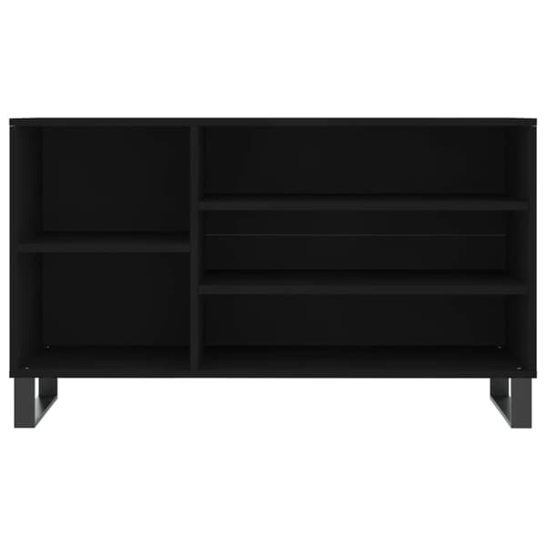 vidaXL Kenkäkaappi musta 102x36x60 cm tekninen puu