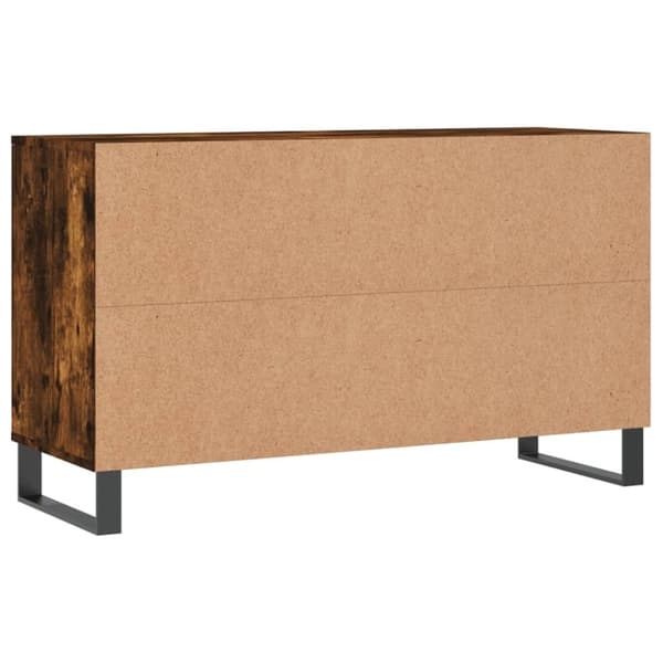 vidaXL skoskab 102x36x60 cm konstrueret træ røget egetræsfarve