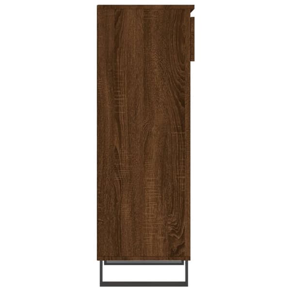 vidaXL Kenkäkaappi ruskea tammi 40x36x105 cm tekninen puu