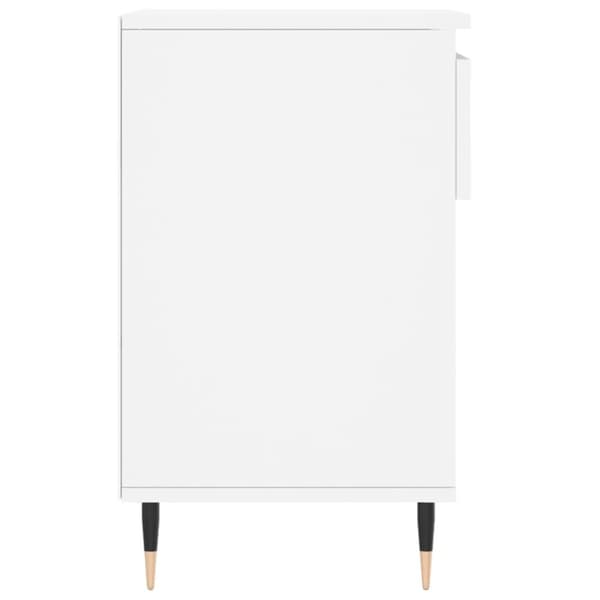 vidaXL Skoskap hvit 102x36x60 cm konstruert tre