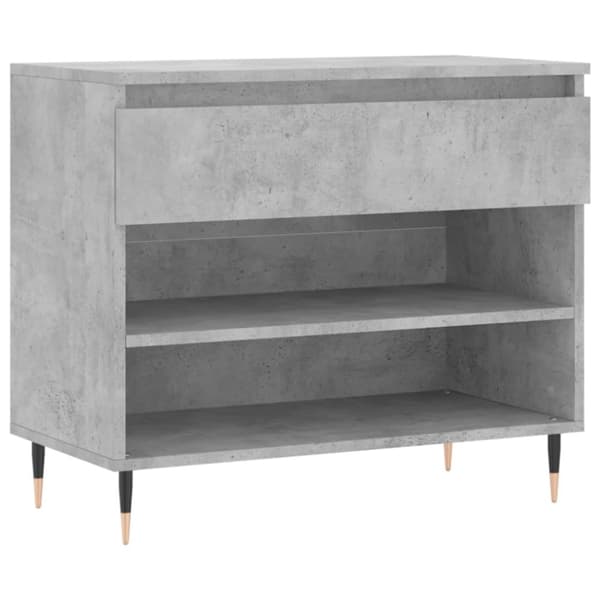 vidaXL skoreol 70x36x60 cm konstrueret træ betongrå