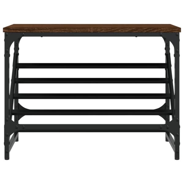 vidaXL skoreol 60x30x45 cm konstrueret træ brun egetræsfarve