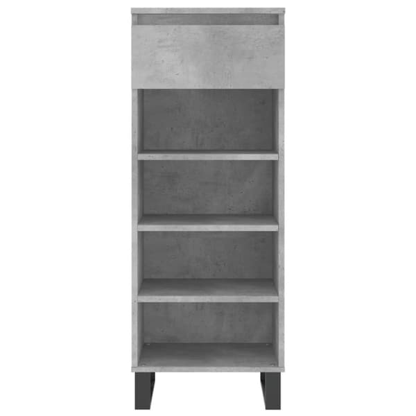 vidaXL skoreol 40x36x105 cm konstrueret træ betongrå